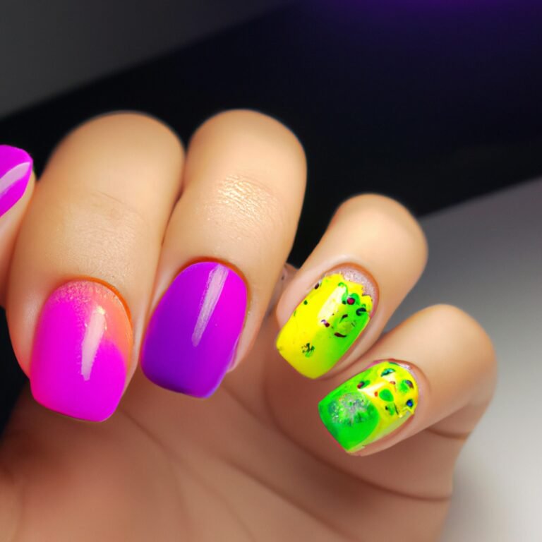 Neon Nail Art Trends: Vibrant and Bold Colors for Eye-Catching Nails