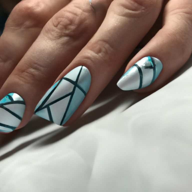 Geometric Nail Art: Playing with Shapes and Lines for Unique Designs