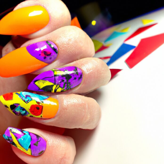 Pop Art Nails: Channeling Bold and Graphic Designs onto Nails